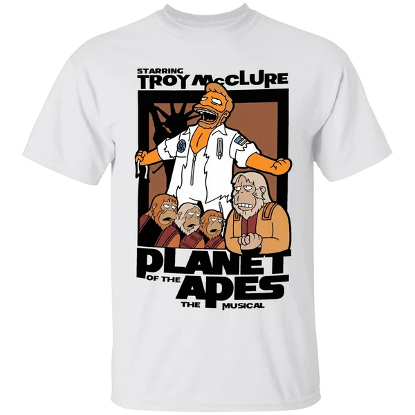 Starring Troy Mcclure Planet Of The Apes The Musical Shirt