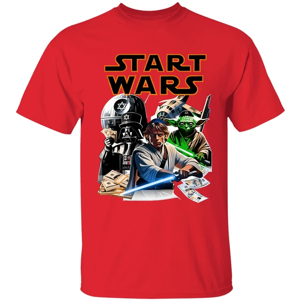 Start Wars Characters Jews Graphic Shirt - Image 7