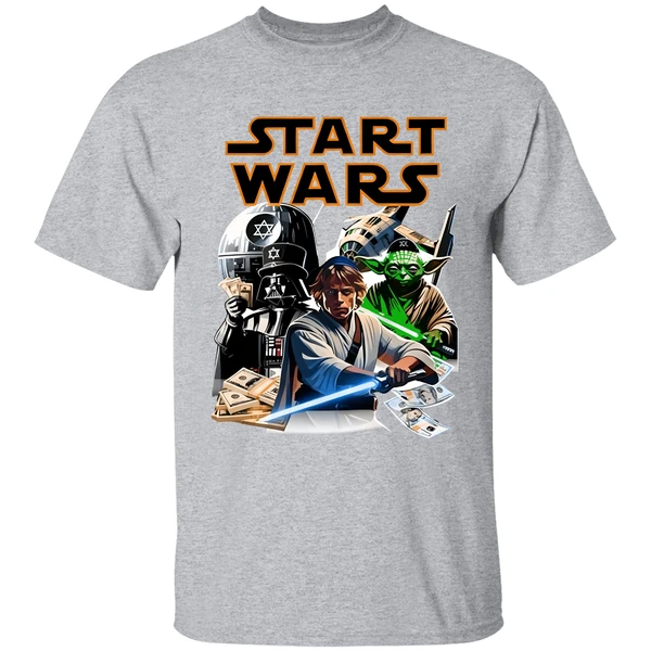 Start Wars Characters Jews Graphic Shirt - Image 9
