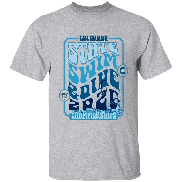 state girls swim dive championship chsaa 2026 shirt sportgrey