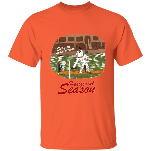 Stay In Your Crease Horizontal Season Cricket Scene Shirt - Image 5