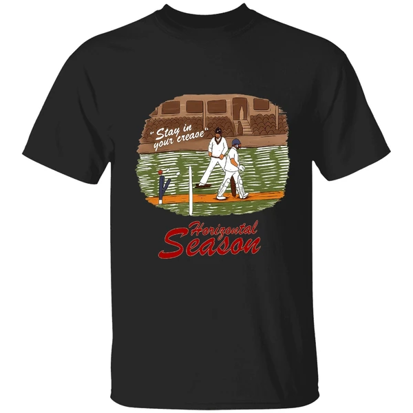 Stay In Your Crease Horizontal Season Cricket Scene Shirt - Image 8
