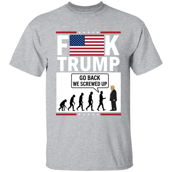 Stephen Colbert Fuck Trump Go Back We Screwed Up Shirt - Image 9