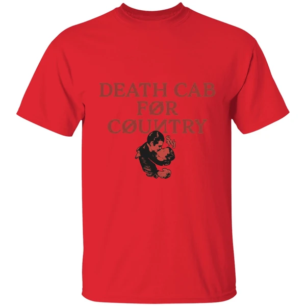 stephen wilson jr death cab country shirt red