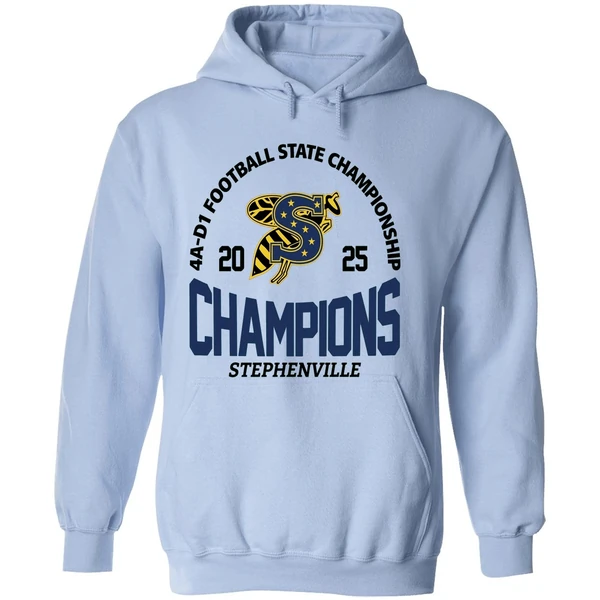 Stephenville Yellow Jackets 2025 Champions Hoodie - Image 4