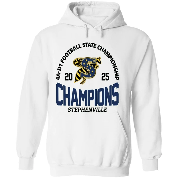 Stephenville Yellow Jackets 2025 Champions Hoodie - Image 8
