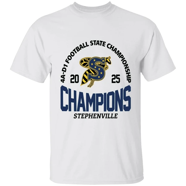 Stephenville Yellow Jackets 2025 Champions Shirt