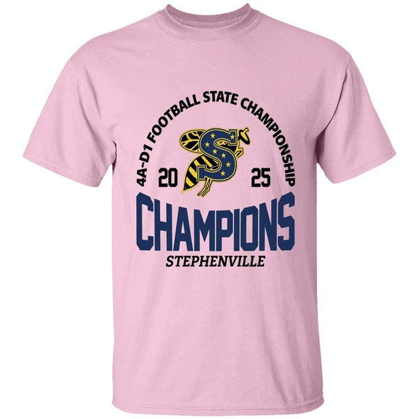 Stephenville Yellow Jackets 2025 Champions Shirt - Image 2