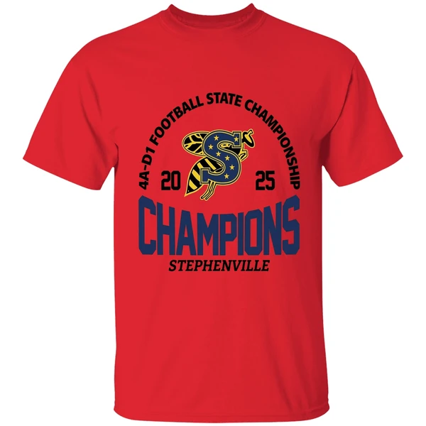 Stephenville Yellow Jackets 2025 Champions Shirt - Image 4