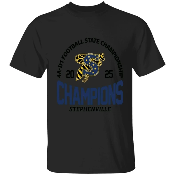 Stephenville Yellow Jackets 2025 Champions Shirt - Image 7