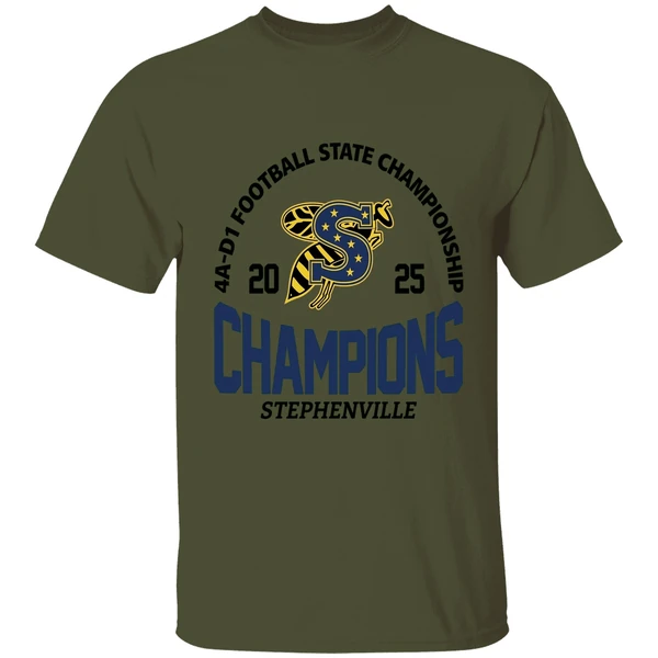 Stephenville Yellow Jackets 2025 Champions Shirt - Image 9
