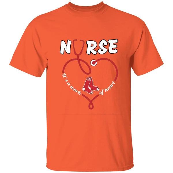 Stethoscope Nurse Boston Red Sox Its A Work Of Heart Shirt - Image 6