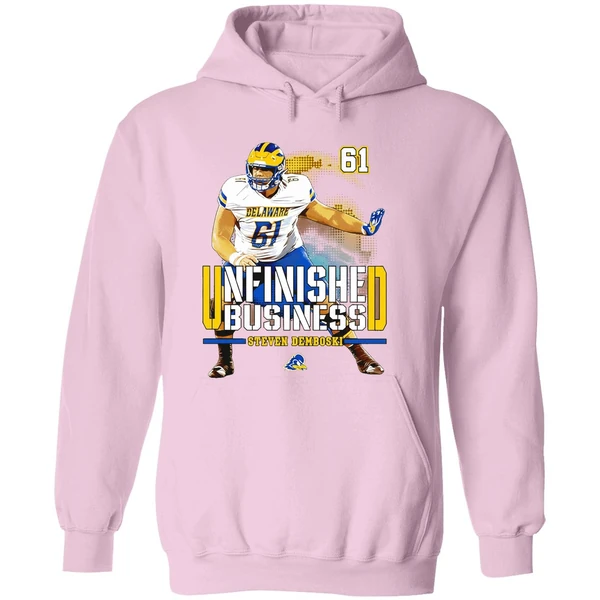 Steven Demboski Delaware Football Ncaa Unfinished Business Hoodie - Image 5