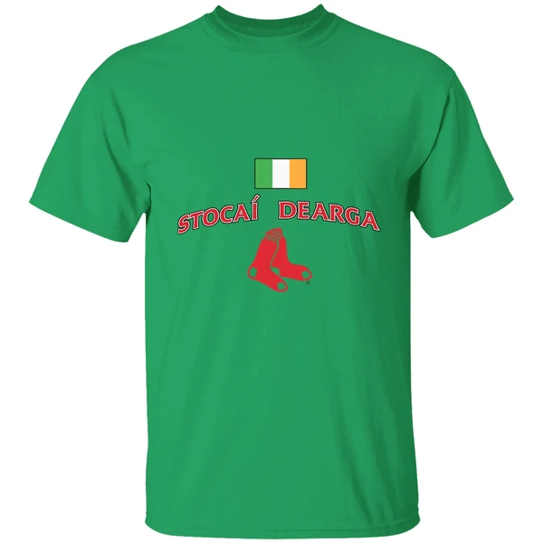 Stocai Dearga Boston Red Sox X Ireland Flag Shirt - Image 8