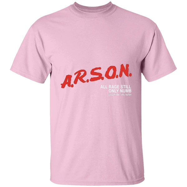 story of the year arson all rage still only numb shirt lightpink