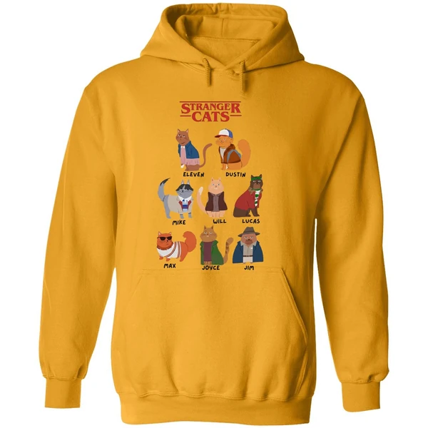 Stranger Cats Stranger Things Hoodie