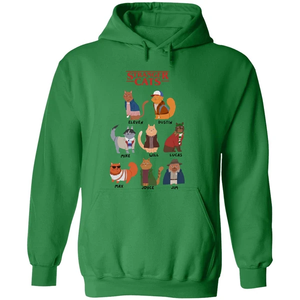 Stranger Cats Stranger Things Hoodie - Image 2
