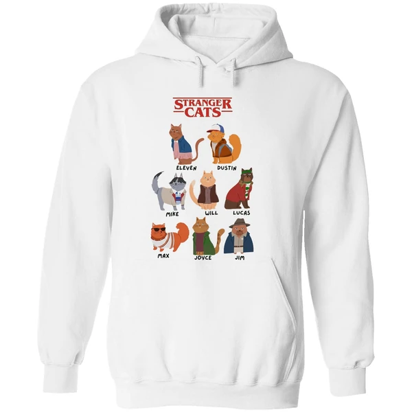 Stranger Cats Stranger Things Hoodie - Image 8