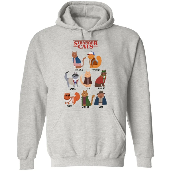 Stranger Cats Stranger Things Hoodie - Image 9