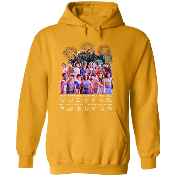 Stranger Things 3 All Character Signature Hoodie