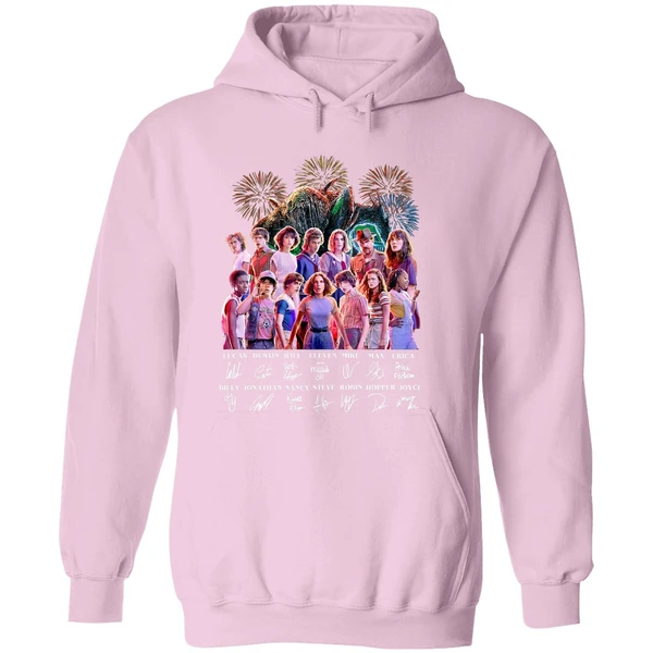 Stranger Things 3 All Character Signature Hoodie - Image 5