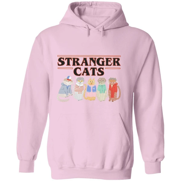 Stranger Things Cat Five Happy Cat Hoodie - Image 5
