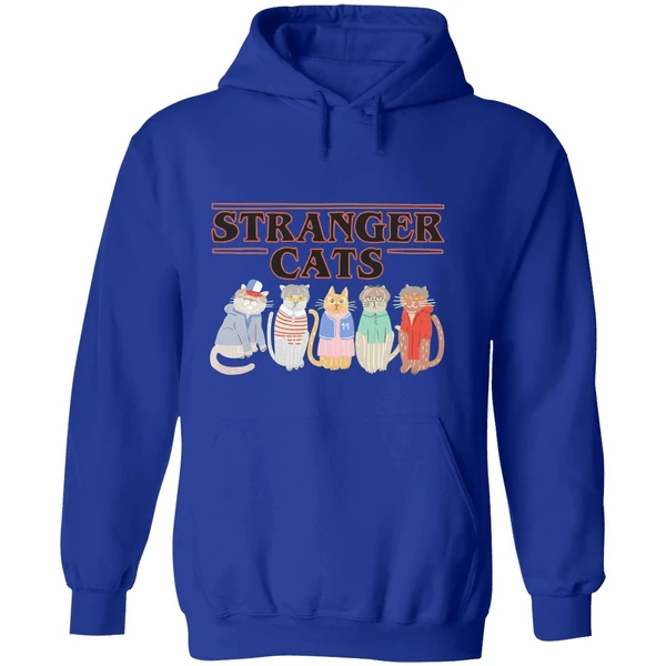Stranger Things Cat Five Happy Cat Hoodie - Image 7