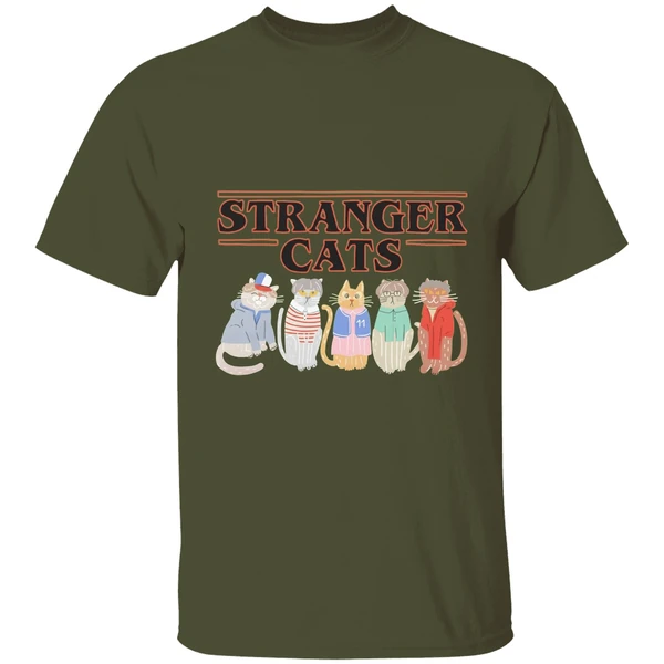 stranger-things-cat-five-happy-cat-shirt-militarygreen