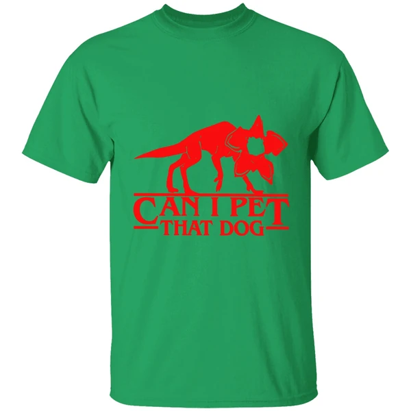 Stranger Things Demogorgon Can I Pet That Dog Shirt - Image 2