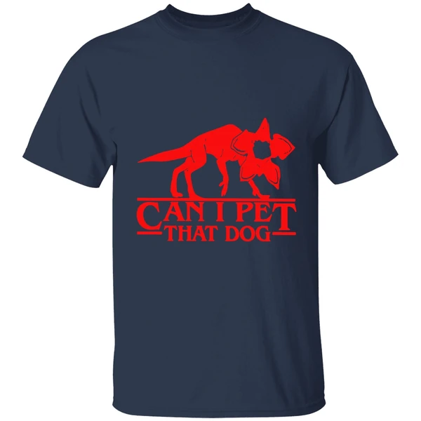 Stranger Things Demogorgon Can I Pet That Dog Shirt - Image 5