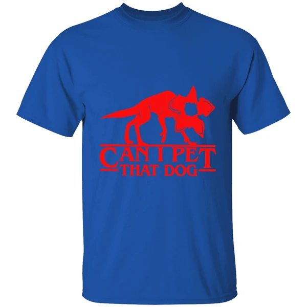 Stranger Things Demogorgon Can I Pet That Dog Shirt - Image 8