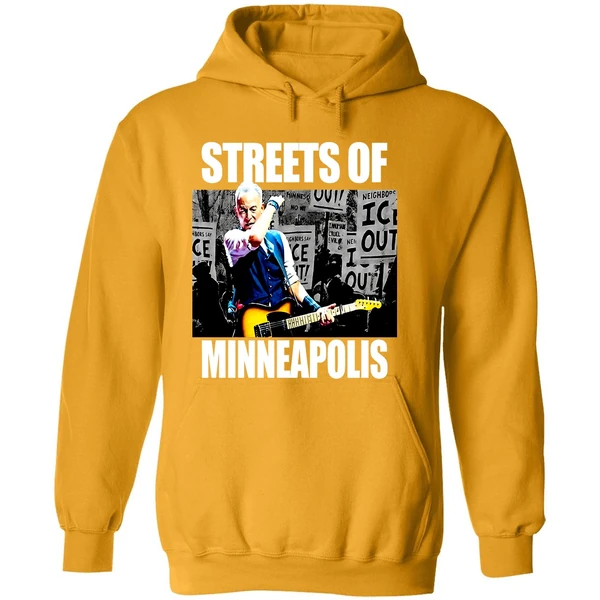 Streets Of Minneapolis Bruce Springsteen Activism Hoodie