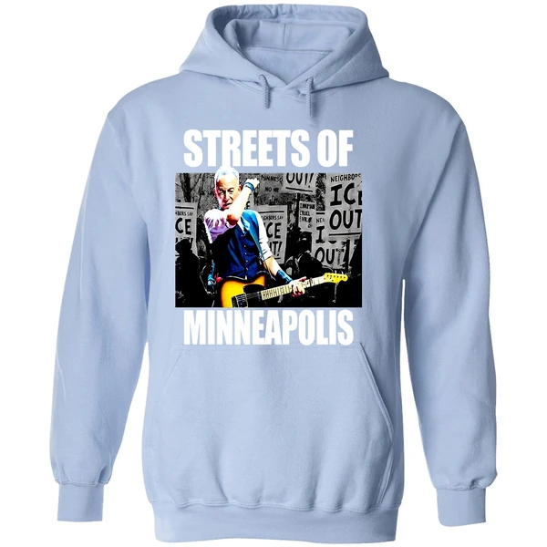 Streets Of Minneapolis Bruce Springsteen Activism Hoodie - Image 4