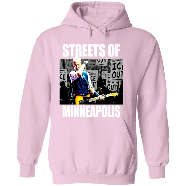 Streets Of Minneapolis Bruce Springsteen Activism Hoodie - Image 5