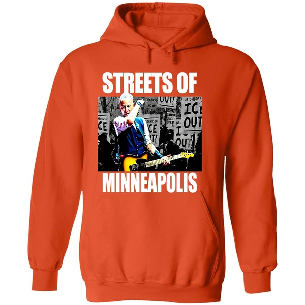 Streets Of Minneapolis Bruce Springsteen Activism Hoodie - Image 6