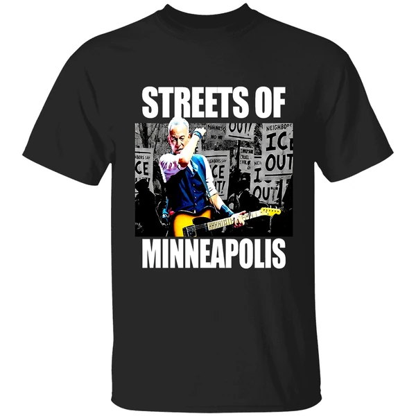 Streets Of Minneapolis Bruce Springsteen Activism Shirt