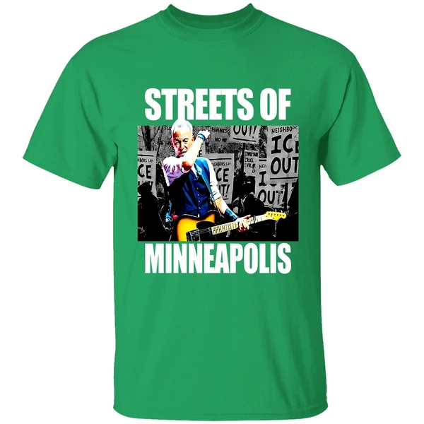 Streets Of Minneapolis Bruce Springsteen Activism Shirt - Image 2