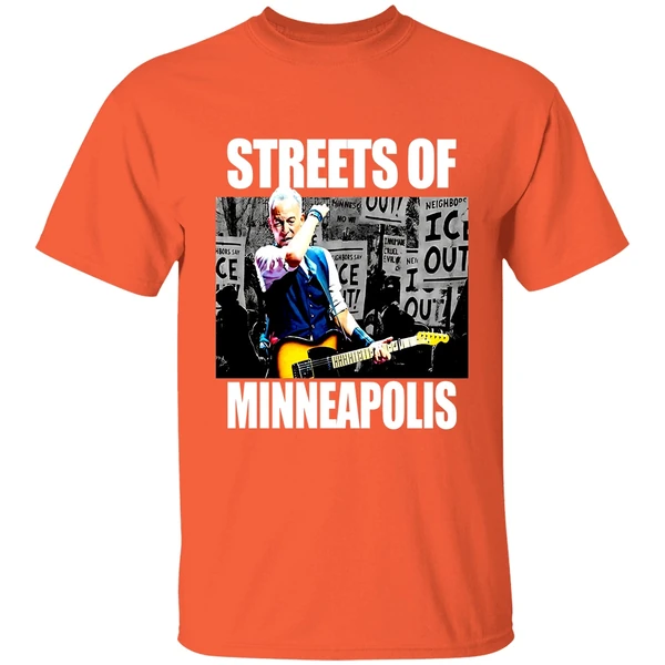 Streets Of Minneapolis Bruce Springsteen Activism Shirt - Image 6