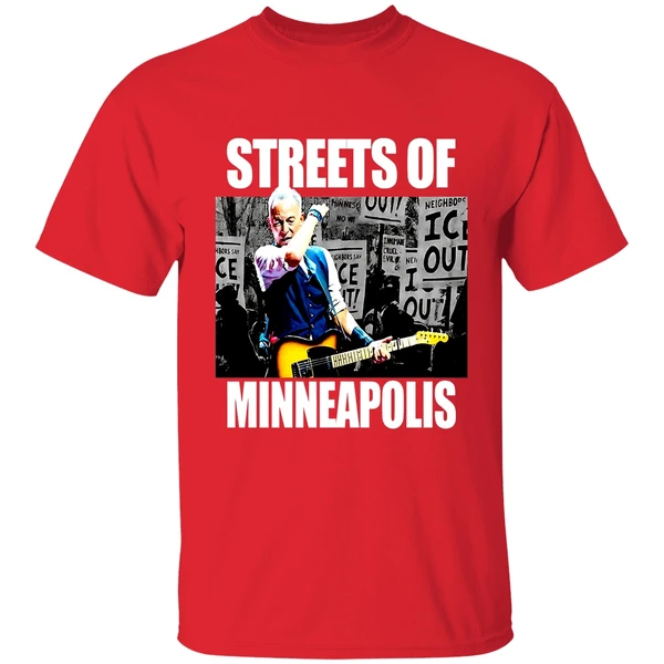 Streets Of Minneapolis Bruce Springsteen Activism Shirt - Image 7