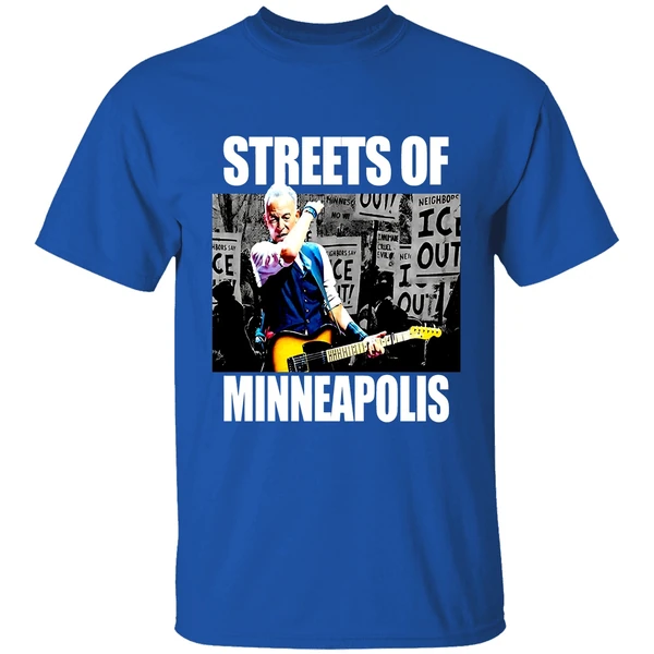 Streets Of Minneapolis Bruce Springsteen Activism Shirt - Image 8