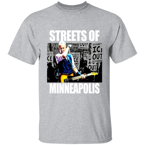 Streets Of Minneapolis Bruce Springsteen Activism Shirt - Image 9