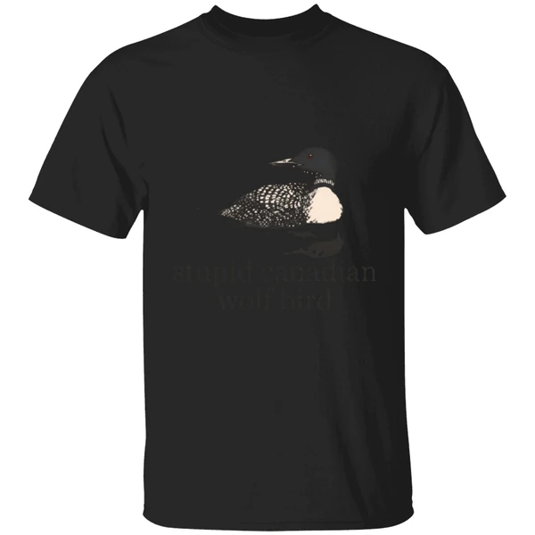 Stupid Canadian Wolf Bird Shirt - Image 7