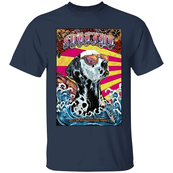 sublime apr 17 2026 red rocks amphitheatre show shirt navy