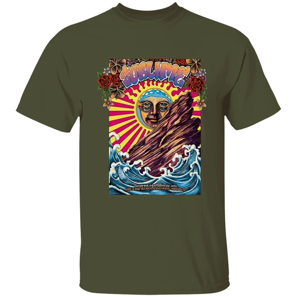 sublime apr 18 2026 red rocks amphitheatre in morrison co shirt militarygreen