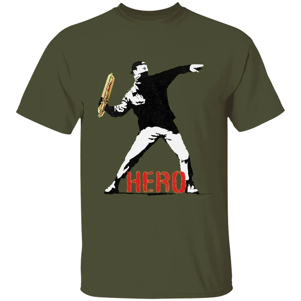 Subway Sandwich Guy Washington D C Subway Hero Throwing Shirt - Image 3