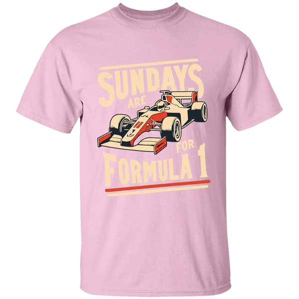 sundays are for formula 1 shirt lightpink