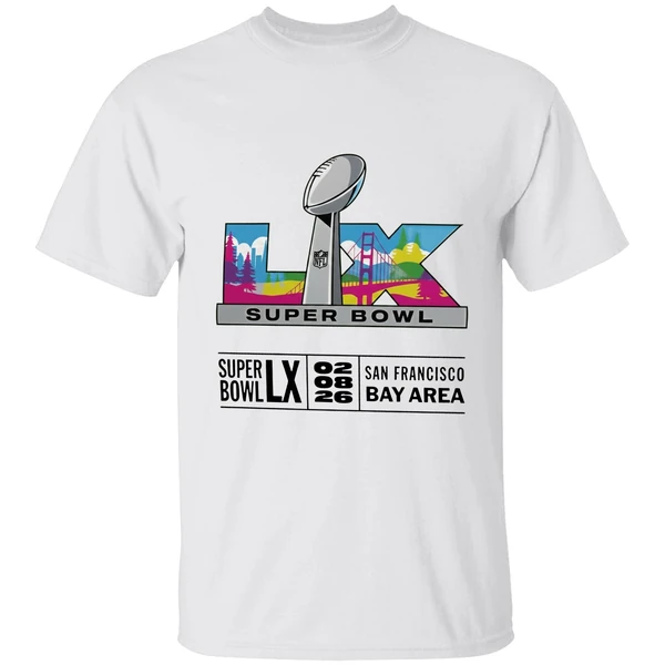 Super Bowl Lix San Francisco Bay Area 2026 Logo Shirt