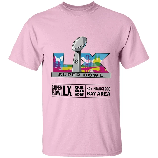 Super Bowl Lix San Francisco Bay Area 2026 Logo Shirt - Image 2