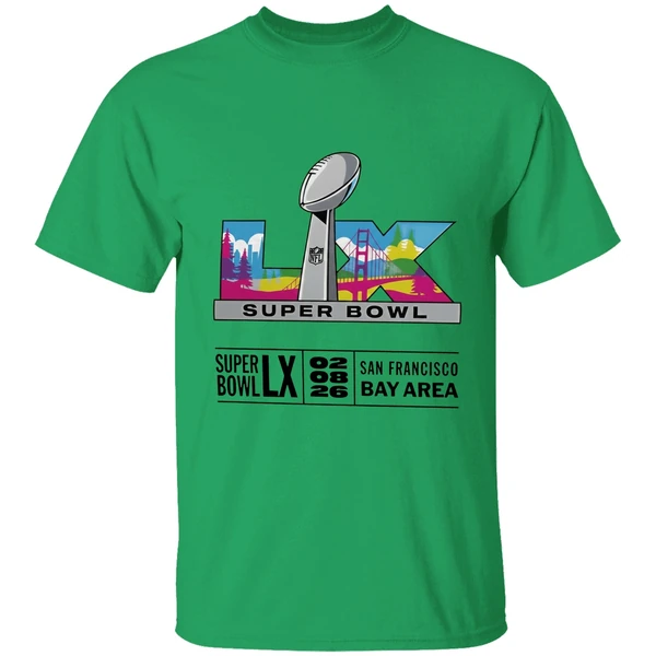 Super Bowl Lix San Francisco Bay Area 2026 Logo Shirt - Image 8