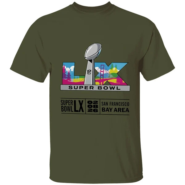 Super Bowl Lix San Francisco Bay Area 2026 Logo Shirt - Image 9